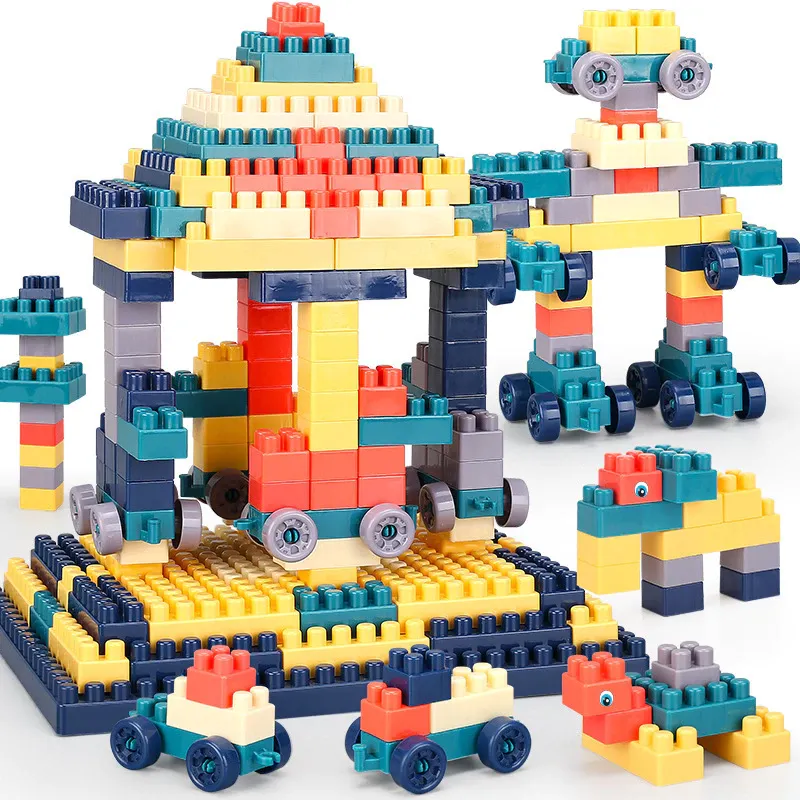 [SG]108PCS Smart Assembled Building Blocks Kids Bricks Parent-child Games Children Gift Set STEM Early Education-HOMA