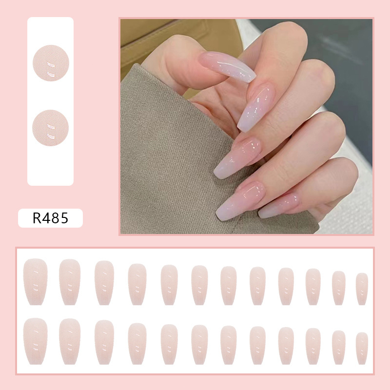[SG] Gradient Simplicity Fashionable Sexy Cute Press On/Stick On Nails 4PCS-HOMA