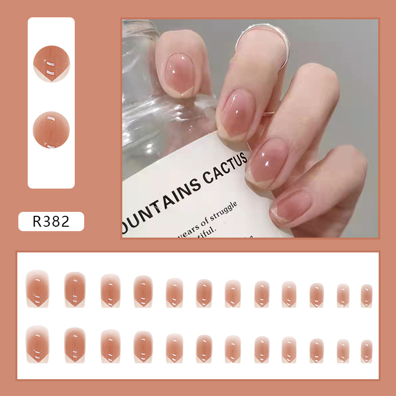 [SG]Summer Color Fashionable Sexy Cute Press On/Stick On Nails 24PCS-HOMA