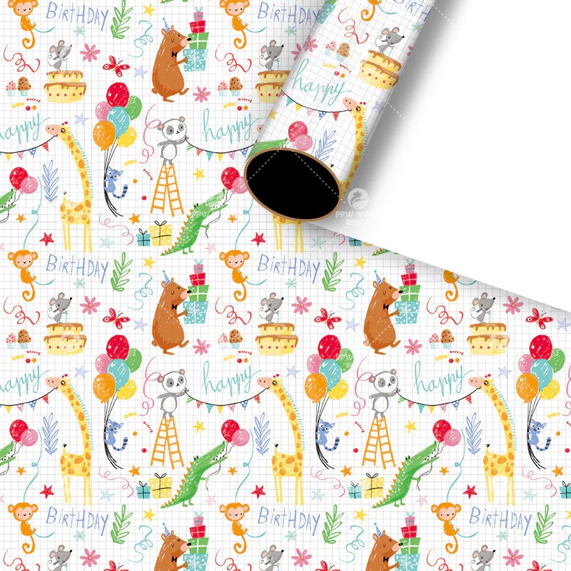 [SG]High quality Thicken Birthday Gift Wrapping Paper | Simple Stylish BDay Present | Children | Waterproof-HOMA
