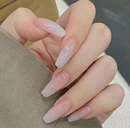 [SG] Gradient Simplicity Fashionable Sexy Cute Press On/Stick On Nails 4PCS-HOMA