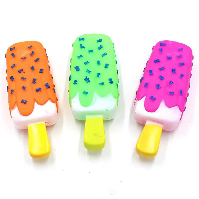 [SG]Vinyl Bite Resistant Pet Toy Artificial Dog Voise Toys Molar Teeth Health Training Chew Bone Balls Dog Cat-HOMA