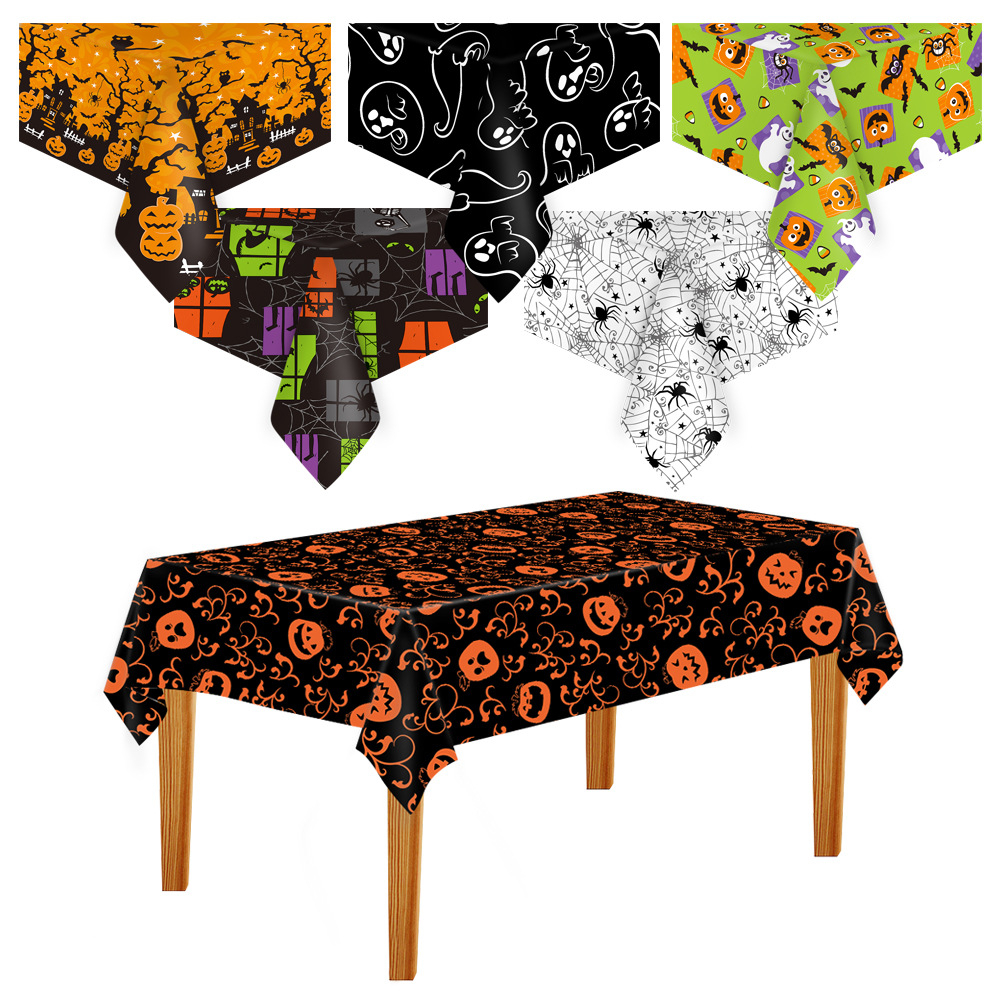 [SG] Halloween Table Clothes Pumpkin Party Decorations Photo Props-HOMA