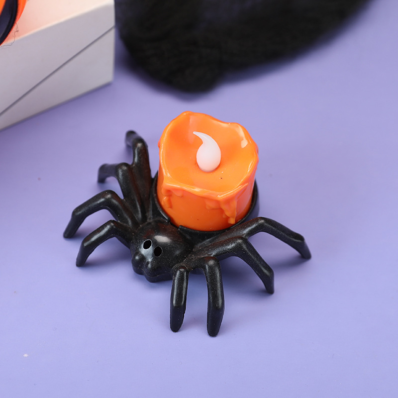 [SG] Halloween Spider LED Candle Home Party Decorations Festival Atmosphere-HOMA