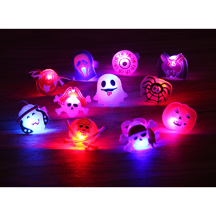 [SG] Halloween Rings with LED light Home Party Accessories Decor Supplies Hanging LED Halloween-HOMA