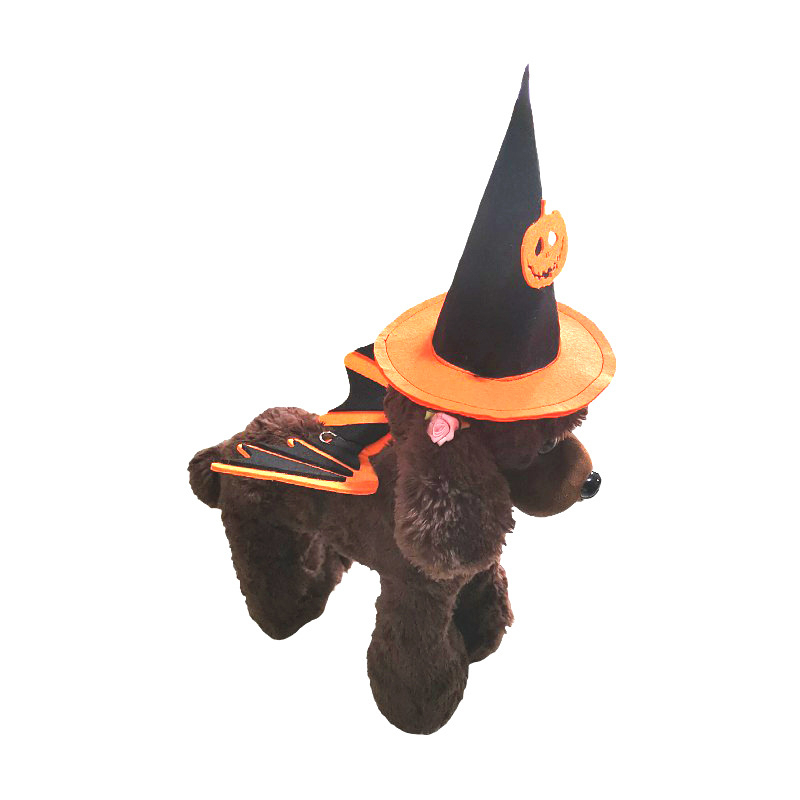 [SG] Pets Halloween Bow Tie Dog Cat Bowtie Bat Wings Hats Party Decoration-HOMA