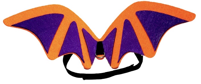 [SG] Pets Halloween Bow Tie Dog Cat Bowtie Bat Wings Hats Party Decoration-HOMA