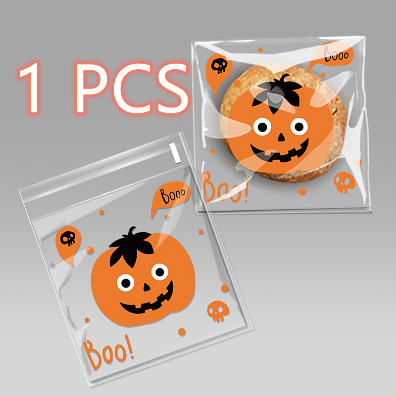 [SG] Halloween Candy Cookie Plastic Bag Self-adhesive Party Decoration-HOMA