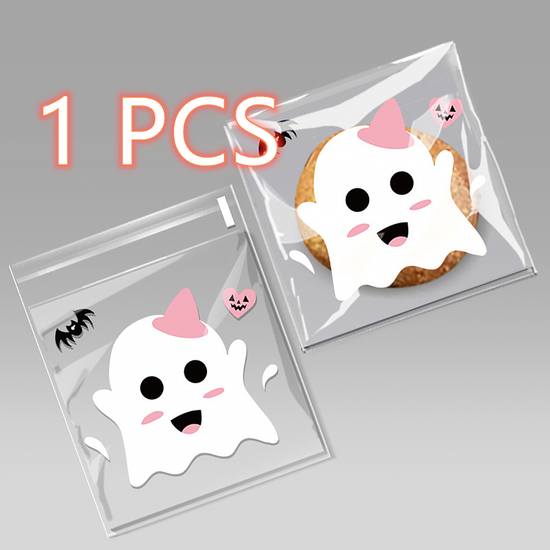 [SG] Halloween Candy Cookie Plastic Bag Self-adhesive Party Decoration-HOMA