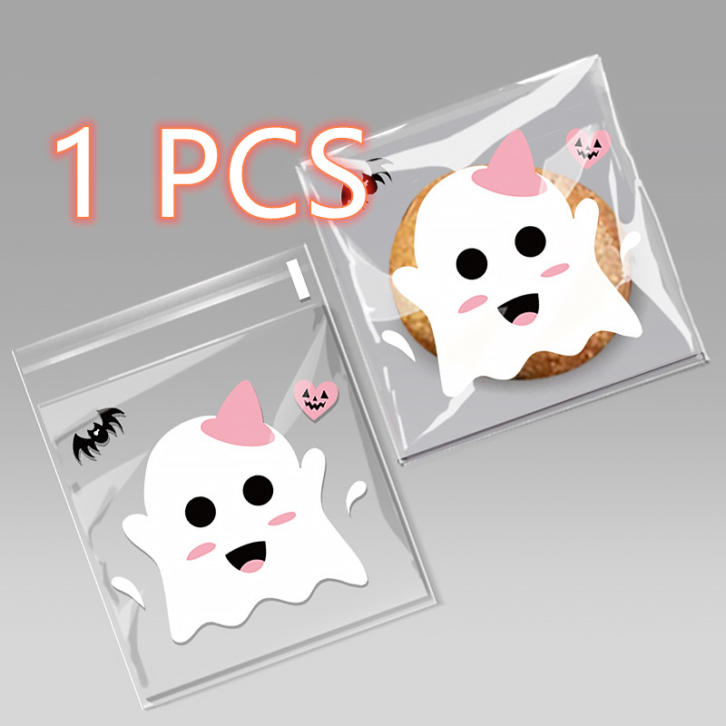 [SG] Halloween Candy Cookie Plastic Bag Self-adhesive Party Decoration-HOMA
