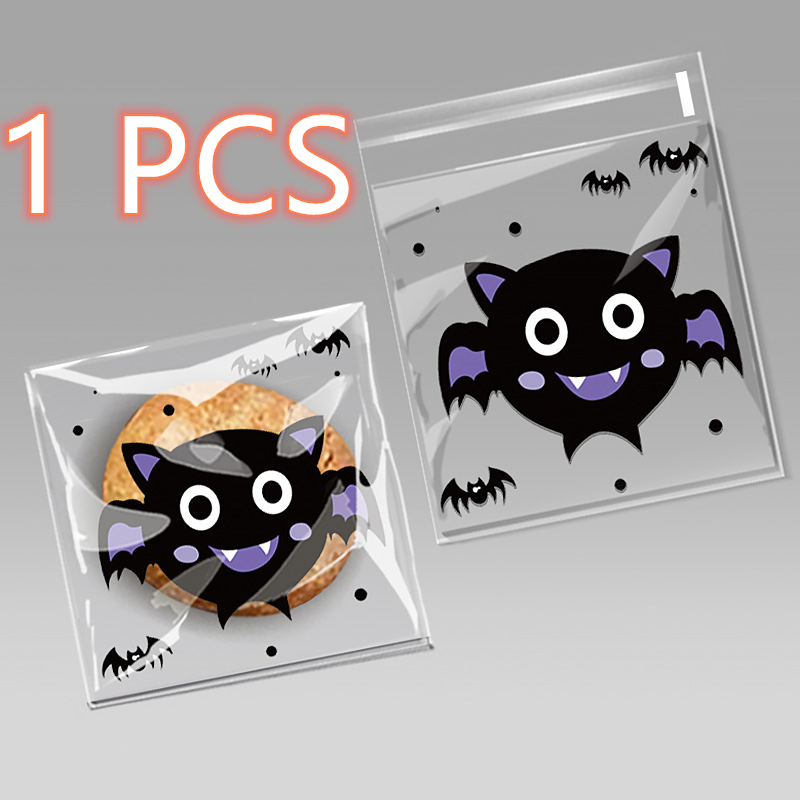 [SG] Halloween Candy Cookie Plastic Bag Self-adhesive Party Decoration-HOMA