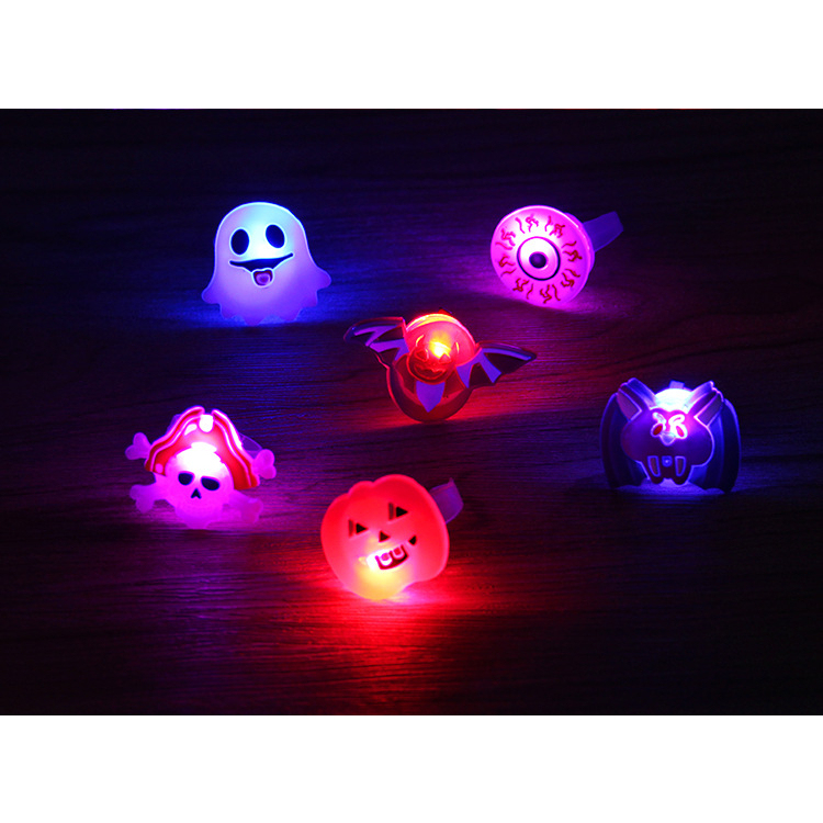 [SG] Halloween Rings with LED light Home Party Accessories Decor Supplies Hanging LED Halloween-HOMA