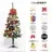 [SG]DIY 60cm/90cm/120cm/150cm with light&decor set Standup Christmas Tree Ornament for Party Home Decor XMAS-HOMA