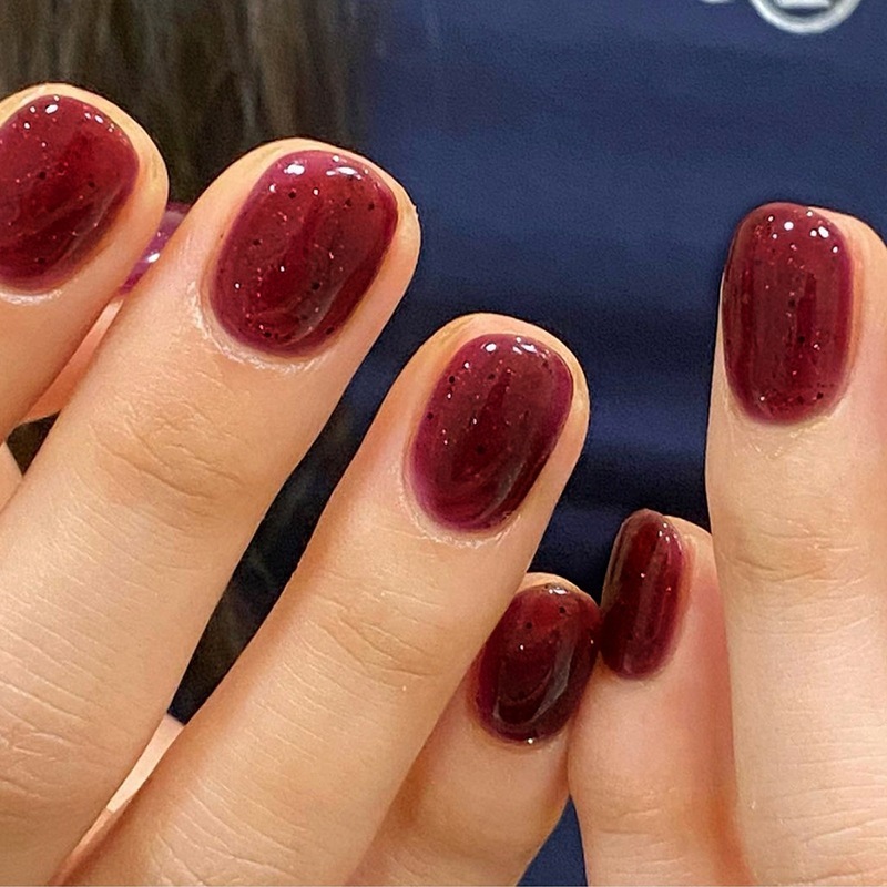 [SG]Romantic Red Press On/Stick On Nails 24PCS-HOMA