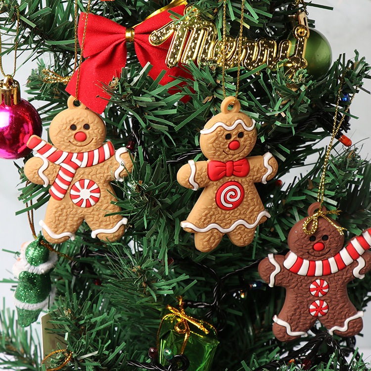 [SG] Christmas Tree Hanging Gingerbread Man Decor-HOMA