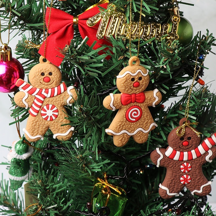 [SG] Christmas Tree Hanging Gingerbread Man Decor-HOMA