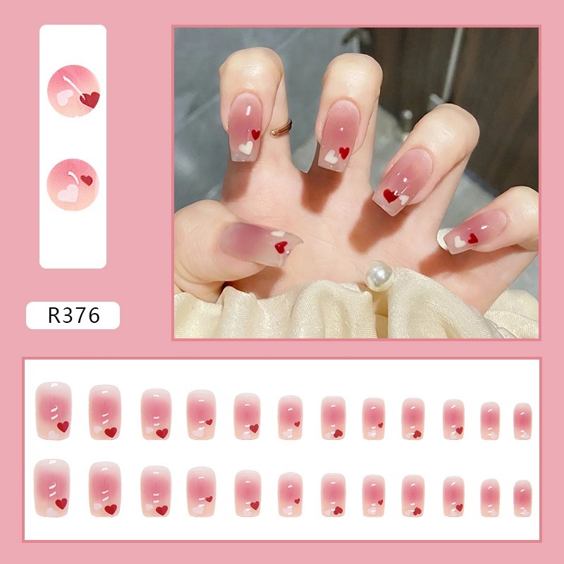 [SG]Sweet Girl Fashionable Sexy Cute Press On/Stick On Nails 24PCS-HOMA