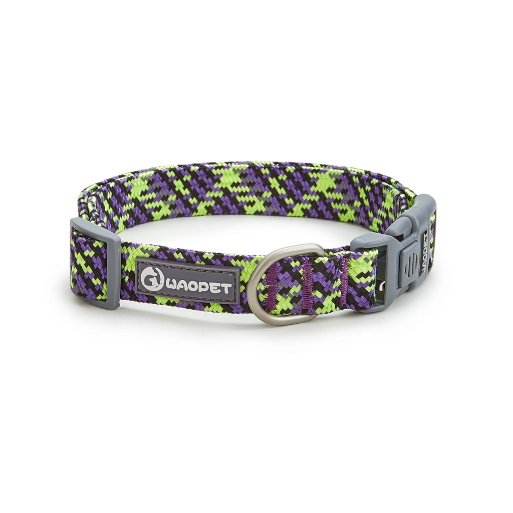 [SG]Stripe Style Nylon Pets Collars Dog Leash Cat Leash Pulling Rope Large and medium dogs-HOMA