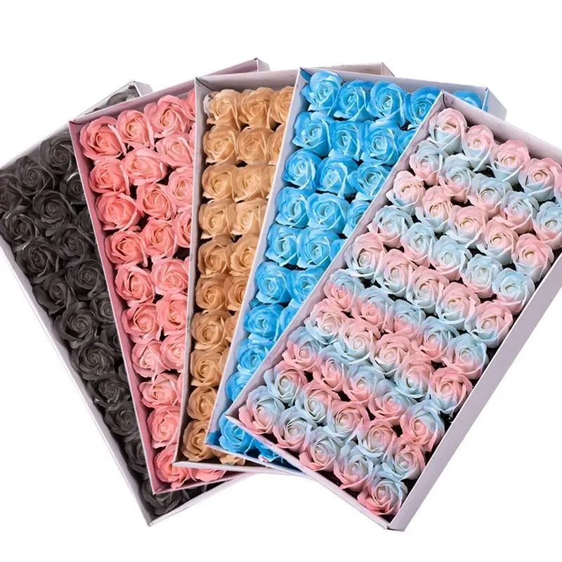 [SG] 3-Layer Thickened Rose Top Soap Flower DIY Artificial Flower Gift Choice 520 Mother's Day Birthday Wedding Girlfrie-HOMA