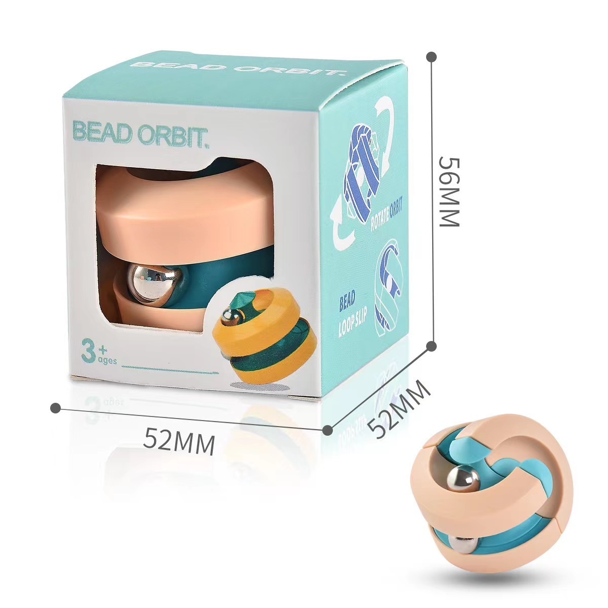 [SG]Ball Gyro Puzzle Game Stress Reliever Toys Kid Track Magic Cube Marbles Intellectual Toys-HOMA