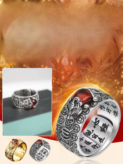 【Wealth is in your hands!】Fortune-attracting Pixiu Ring