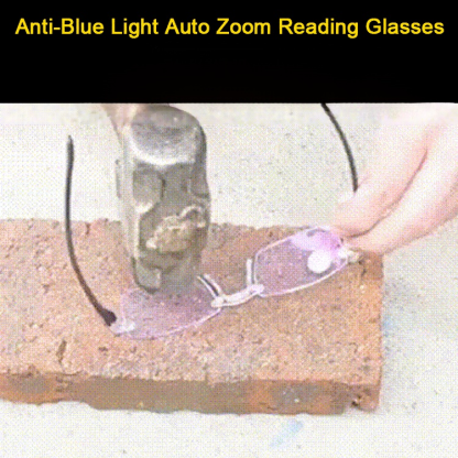 Auto Zoom Multi-focal Anti-blue Light Reading Glasses