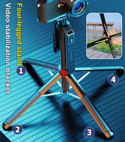 Bluetooth handheld rotatable pan tilt