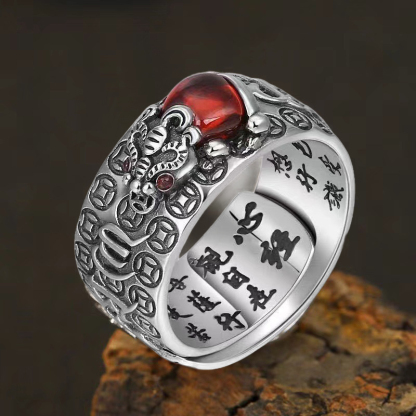 【Wealth is in your hands!】Fortune-attracting Pixiu Ring