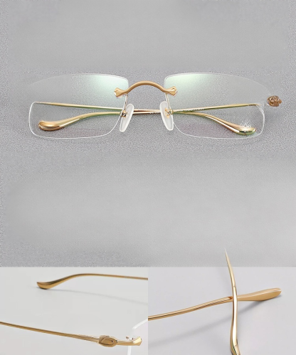 Premium Gilded Five Rams Reading Glasses