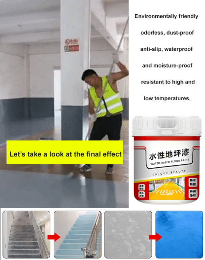 Waterproof epoxy floor paint