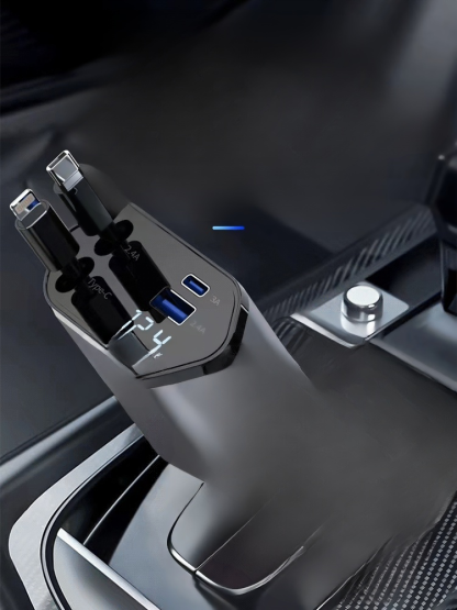 Ultra-Fast Car Charger 4-in-1