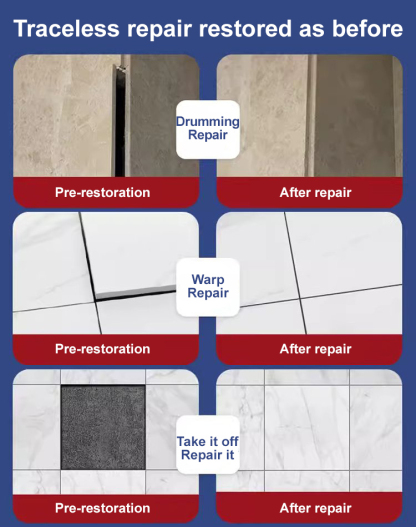 Special adhesive for tile hollow drum
