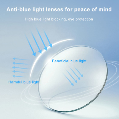Anti blue presbyopic glasses