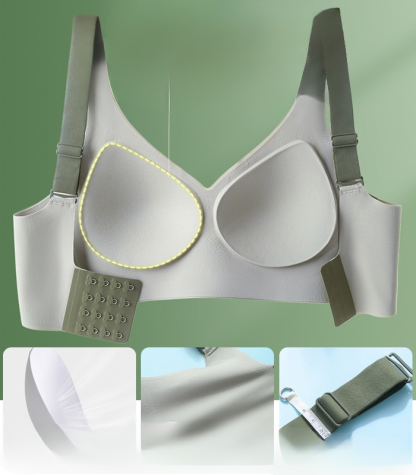 Gathering anti-sagging beauty back lifting bra