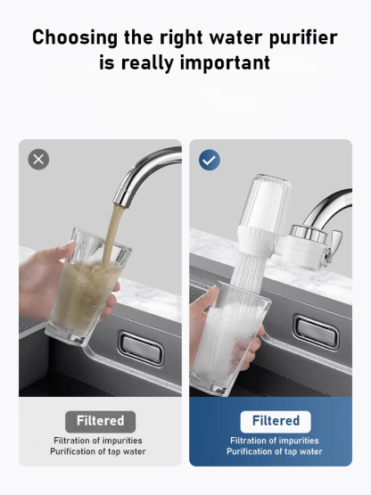 [Kitchen and bathroom dual-use] Five-layer filtration faucet water purifier