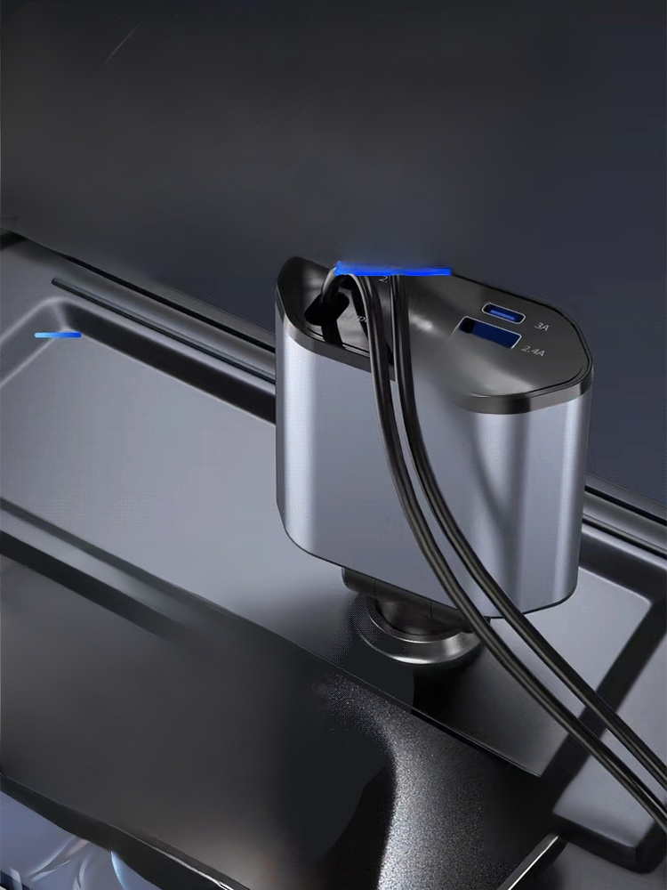 Ultra-Fast Car Charger 4-in-1