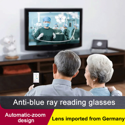 Autozoom reading glasses