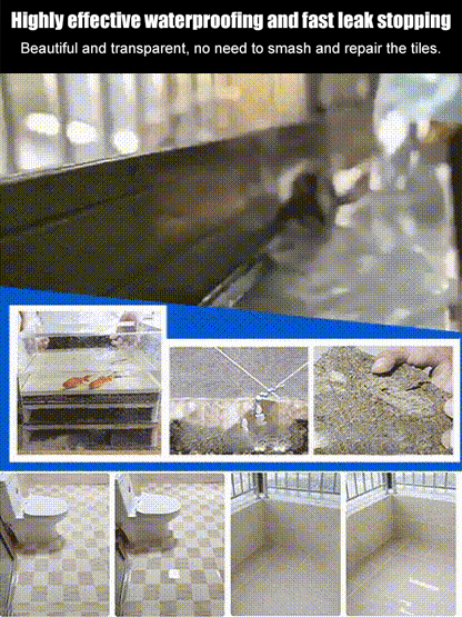 Transparent waterproofing agent