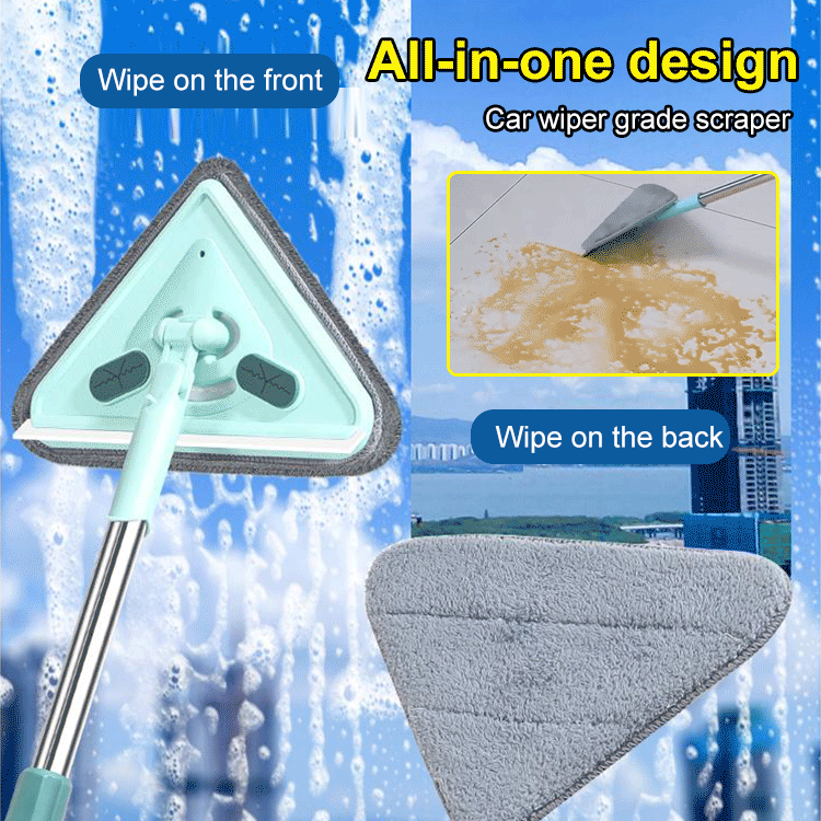 Multifunctional Triangle Mop【Free 4 mops】