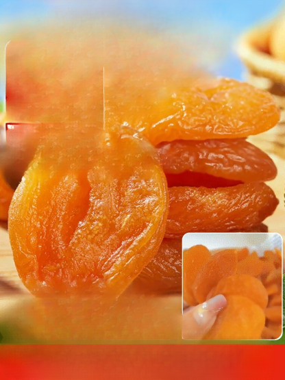 【Sweet and Soft】Additive-Free Pitted Dried Red Apricots