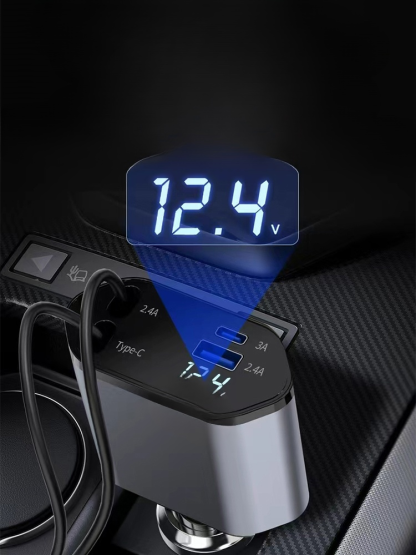 Ultra-Fast Car Charger 4-in-1