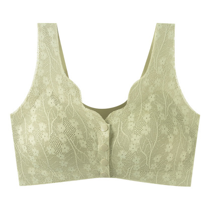 Front closure anti-sagging seamless bra for woman