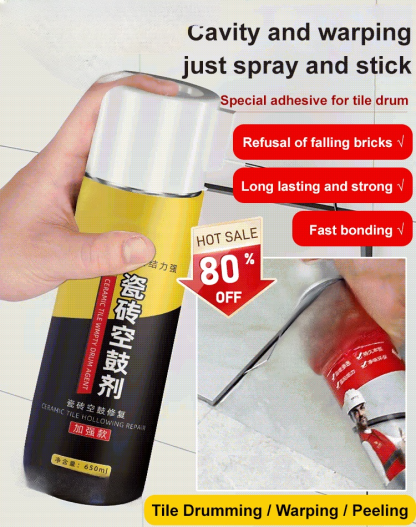 Special adhesive for tile hollow drum