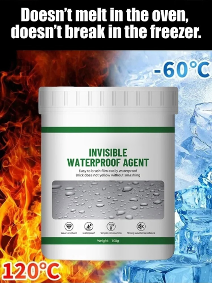 Transparent waterproofing agent