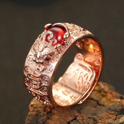 【Wealth is in your hands!】Fortune-attracting Pixiu Ring