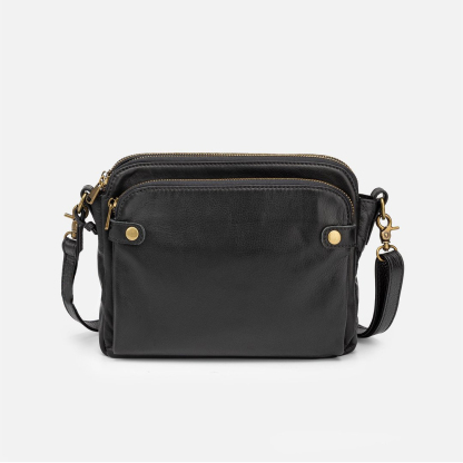 Three Layer Leather Crossbody Shoulde