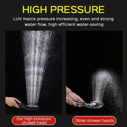 Multi-functional High Pressure Shower Head with 5 Modes