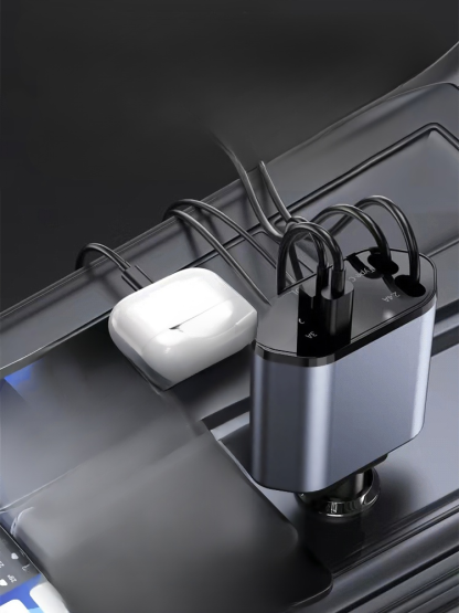 Ultra-Fast Car Charger 4-in-1