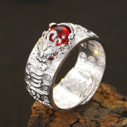 【Wealth is in your hands!】Fortune-attracting Pixiu Ring