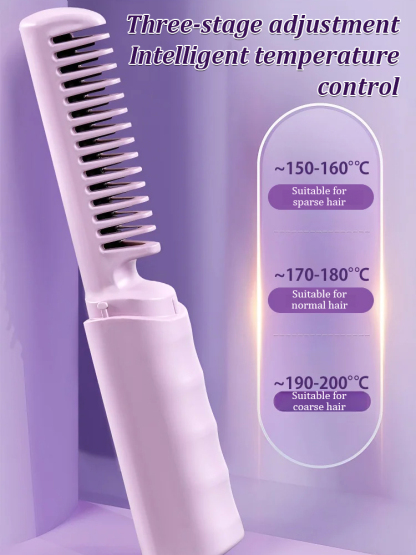 Digital Cordless Hair Straightening Comb
